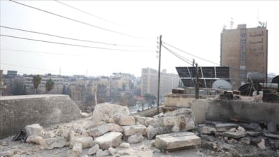 Terör örgütü YPG/SDG, Halep'in doğusundaki Hamima köyüne kamikaze İHA'larla saldırdı