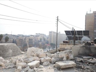 Terör örgütü YPG/SDG, Halep'in doğusundaki Hamima köyüne kamikaze İHA'larla saldırdı