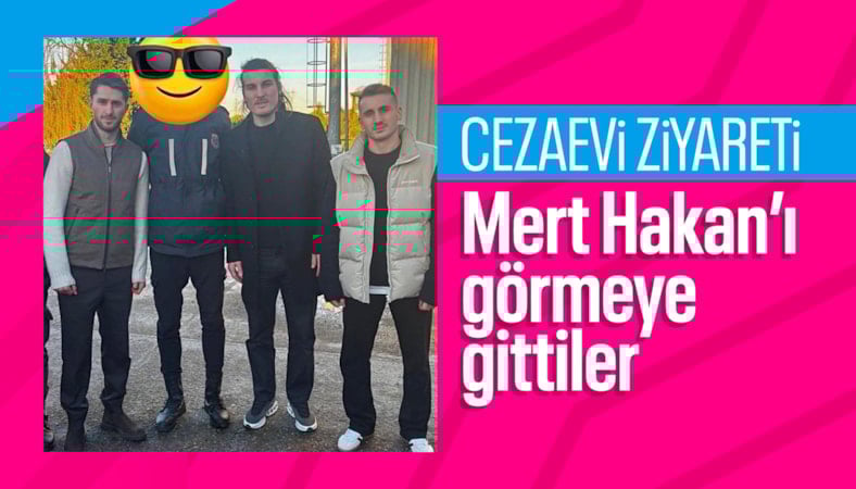 Fenerbahçeli futbolculardan Mert Hakan'a ziyaret