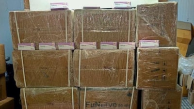 Mersin Limanı'nda yüz binlerce sentetik hap ele geçirildi