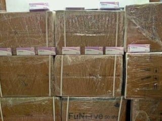 Mersin Limanı'nda yüz binlerce sentetik hap ele geçirildi