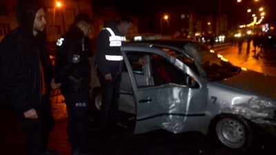 Samsun'da buzlanma kazaya neden oldu