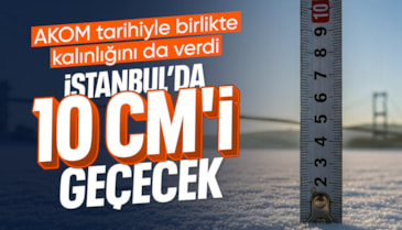 AKOM tarih verdi: İstanbul'a yeniden kar geliyor