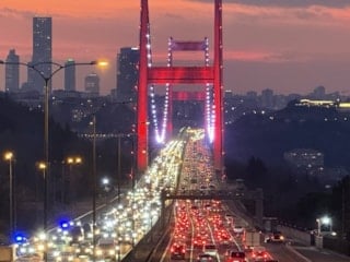 İstanbul'da trafik yoğunluğu yüzde 85'e çıktı
