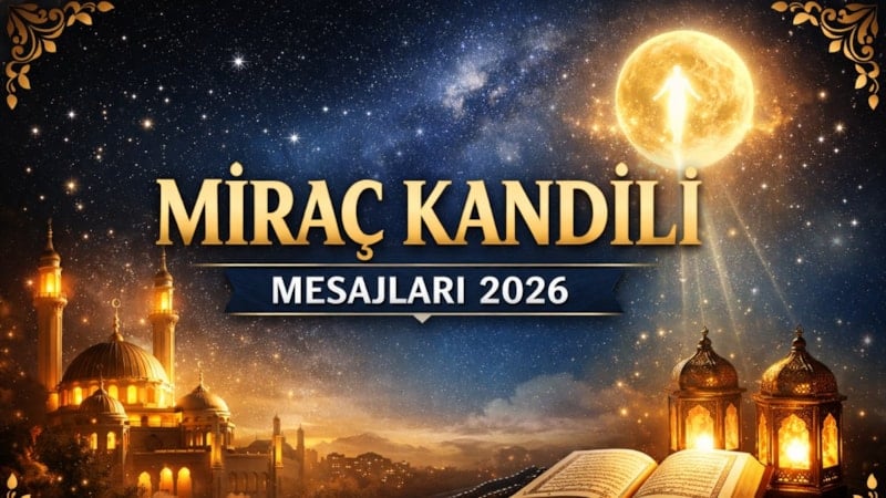 Dualı Miraç Kandili mesajları 2026: Ayetli kandil kutlama mesajları...