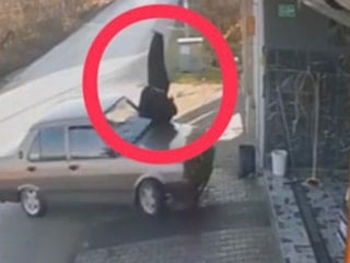 Ordu'da otomobilin çarptığı yaşlı adam metrelerce savruldu