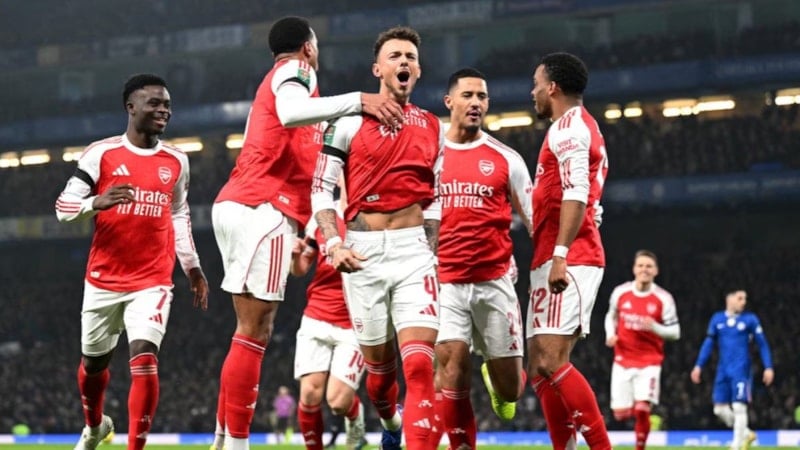 İngiltere Lig Kupası'nda Arsenal, Chelsea'yi mağlup etti