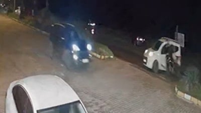 Sakarya'da motosiklet sürücüsünün öldüğü kazanın görüntüsü ortaya çıktı