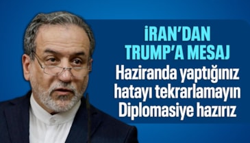 İran'dan ABD'ye diplomasi mesajı: Haziranda yaptığınız hatayı tekrarlamayın