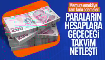 Memur ve emeklilerin zamlı maaşları ödeniyor