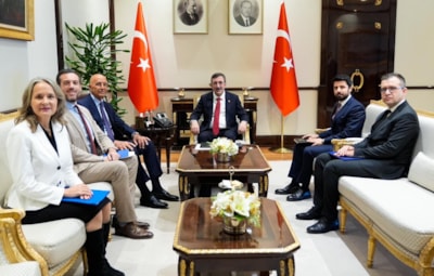 Cevdet Yılmaz, Tom Barrcak ile bir araya geldi