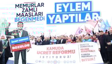 Memur-Sen, Hazine ve Maliye Bakanlığı önünde: Gelirde adalet, ücrette denge istiyoruz