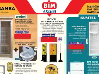 BİM'e çarşamba günü portatif sauna geliyor: İşte fiyatı