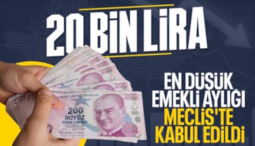 En düşük emekli maaşı teklifi Meclis Komisyonu'nda kabul edildi