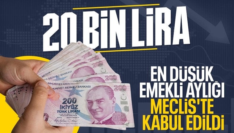 En düşük emekli maaşı teklifi Meclis Komisyonu'nda kabul edildi