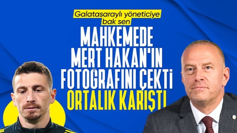 Galatasaraylı yönetici Mert Hakan Yandaş'ın fotoğrafını çekti: Ortalık karıştı!
