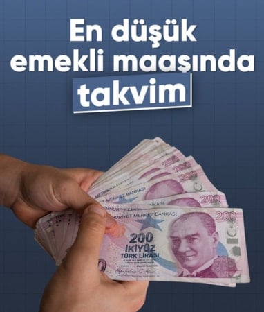 En düşük emekli aylığında 20 bin liralık artışta takvim