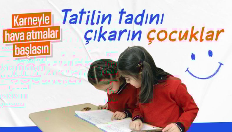 Okullarda yarıyıl tatili için son ders zili bugün çalacak