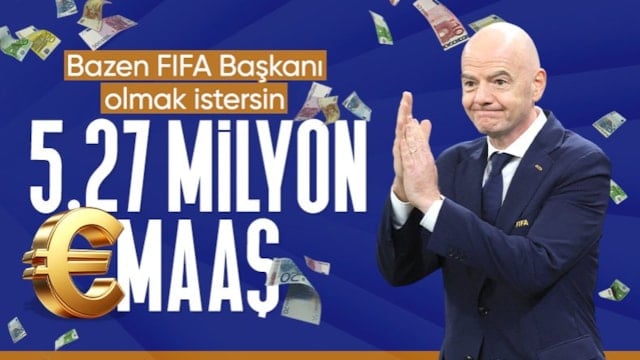 FIFA Başkanı Gianni Infantino'nun maaşındaki artış görenleri şaşırttı