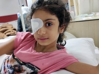 Mardin'de gözlük camı kırıldı, görme yetisini kaybetti