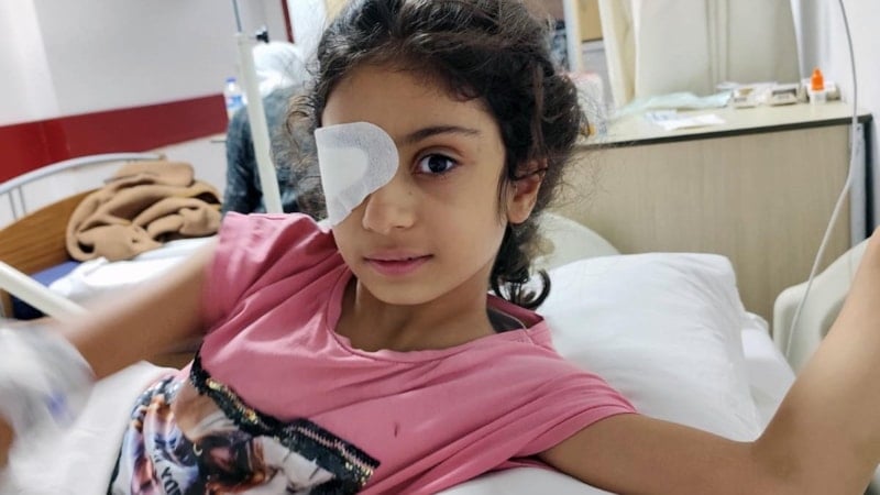 Mardin'de gözlük camı kırıldı, görme yetisini kaybetti