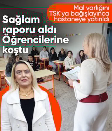 Adana'da milyonluk varlığını TSK'ya bağışlayan kadın sağlam raporu aldı