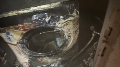 Diyarbakır'da çamaşır makinesi evi küle çevirdi