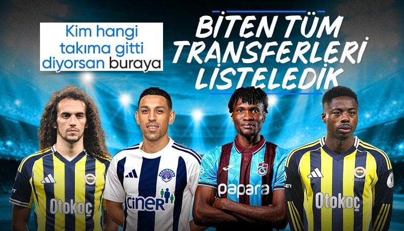 Süper Lig'de biten tüm transferler