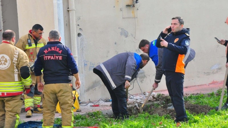 Manisa'da kullanılmayan binada doğalgaz kaçağı