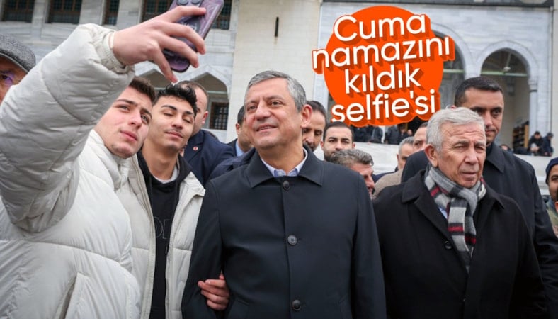 Özgür Özel, cuma namazının ardından vatandaşlara hayır yemeği dağıttı