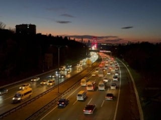 İstanbul'da mesai bitti, trafik çilesi başladı