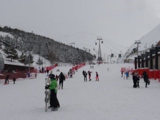 Palandöken'de sömestir tatili yoğunluğu