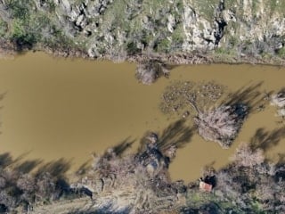 Kırklareli'nde kuruyan Teke Deresi yağışlarla yeniden akmaya başladı