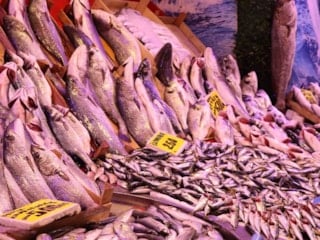 Eskişehir'de soğuk havalar, balık tezgahlarını da vurdu