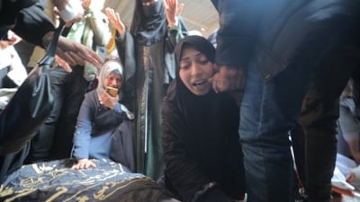 Gazze'de can kaybı 71 bin 548'e yükseldi