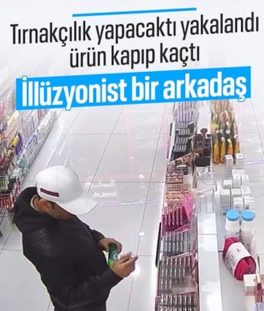 İstanbul'da mağazada 'tırnakçılık' yaparken yakalandı: Ürün çalıp kaçtı