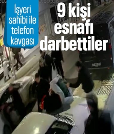 Yalova'da 9 kişilik arkadaş grubu esnafı darbetti