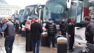 İstanbul'da 15 Temmuz Otogarı'nda yarıyıl tatili telaşı başladı