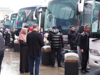 İstanbul'da 15 Temmuz Otogarı'nda yarıyıl tatili telaşı başladı