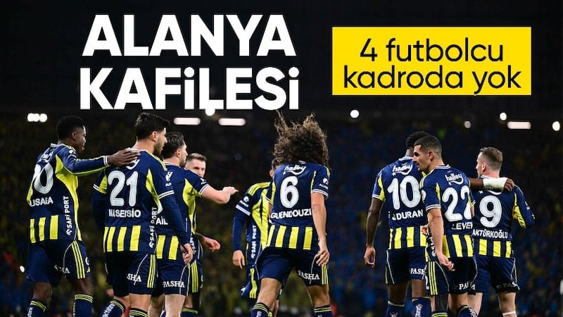 Fenerbahçe'nin Alanyaspor maçı kamp kadrosu belli oldu