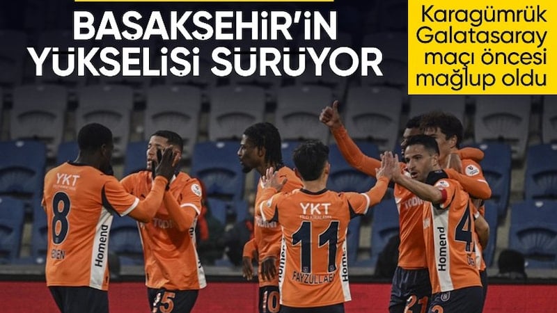 Başakşehir, Fatih Karagümrük'ü iki golle geçti