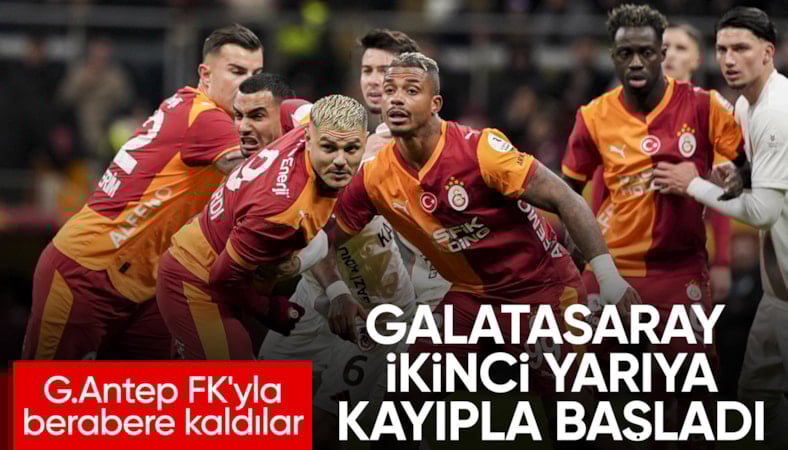 Galatasaray, Gaziantep FK ile berabere kaldı