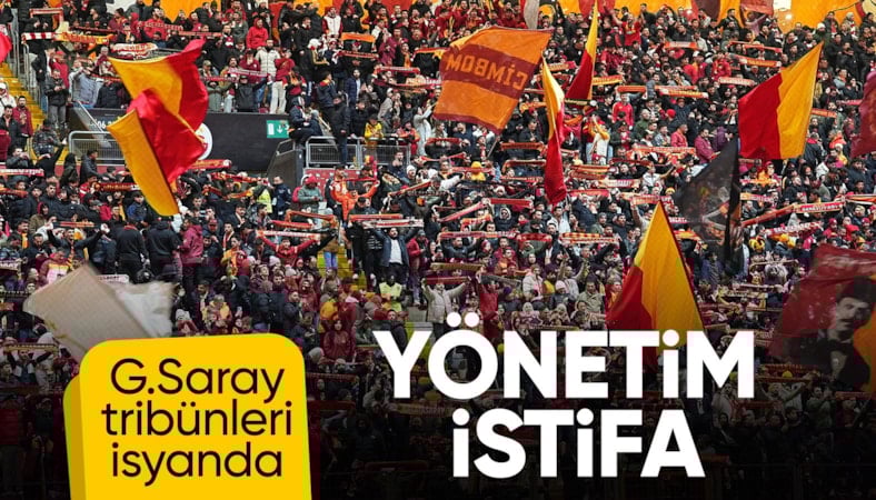 Galatasaray tribünlerinden yönetime tepki!