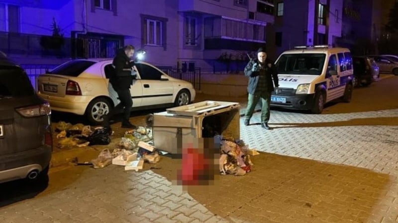 Uşak'ta çöp konteynerinde bebek cesedi bulundu