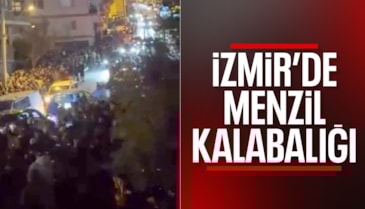 İzmir'de Menzil şeyhi izdihamı