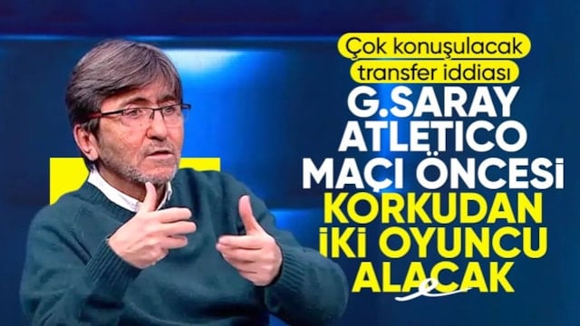 Rıdvan Dilmen: Galatasaray, Atletico Madrid maçından önce 2 tane oyuncu alacak