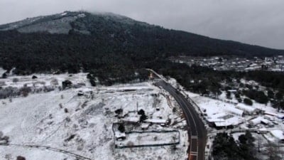 İstanbul’da kar manzarası: Aydos Ormanı beyaza büründü