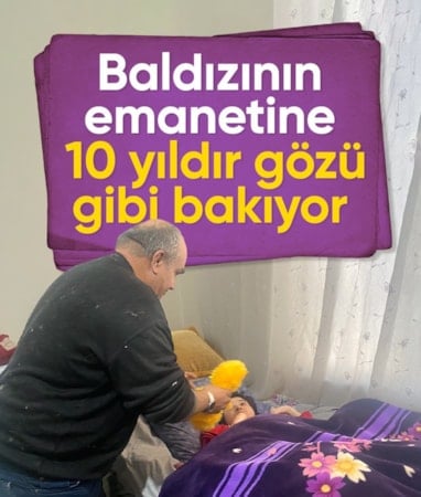 Antalya'da baldızının emanetine 10 yıldır 'evlat' gibi bakıyor