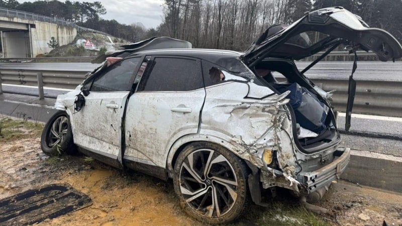 Kuzey Marmara Otoyolu’nda kaza: 2’si çocuk 7 yaralı