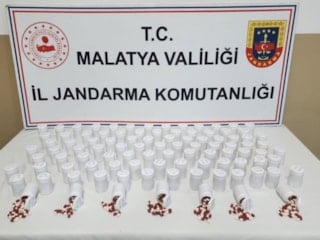 Malatya’da 5 bin 561 sentetik hap ele geçirildi
